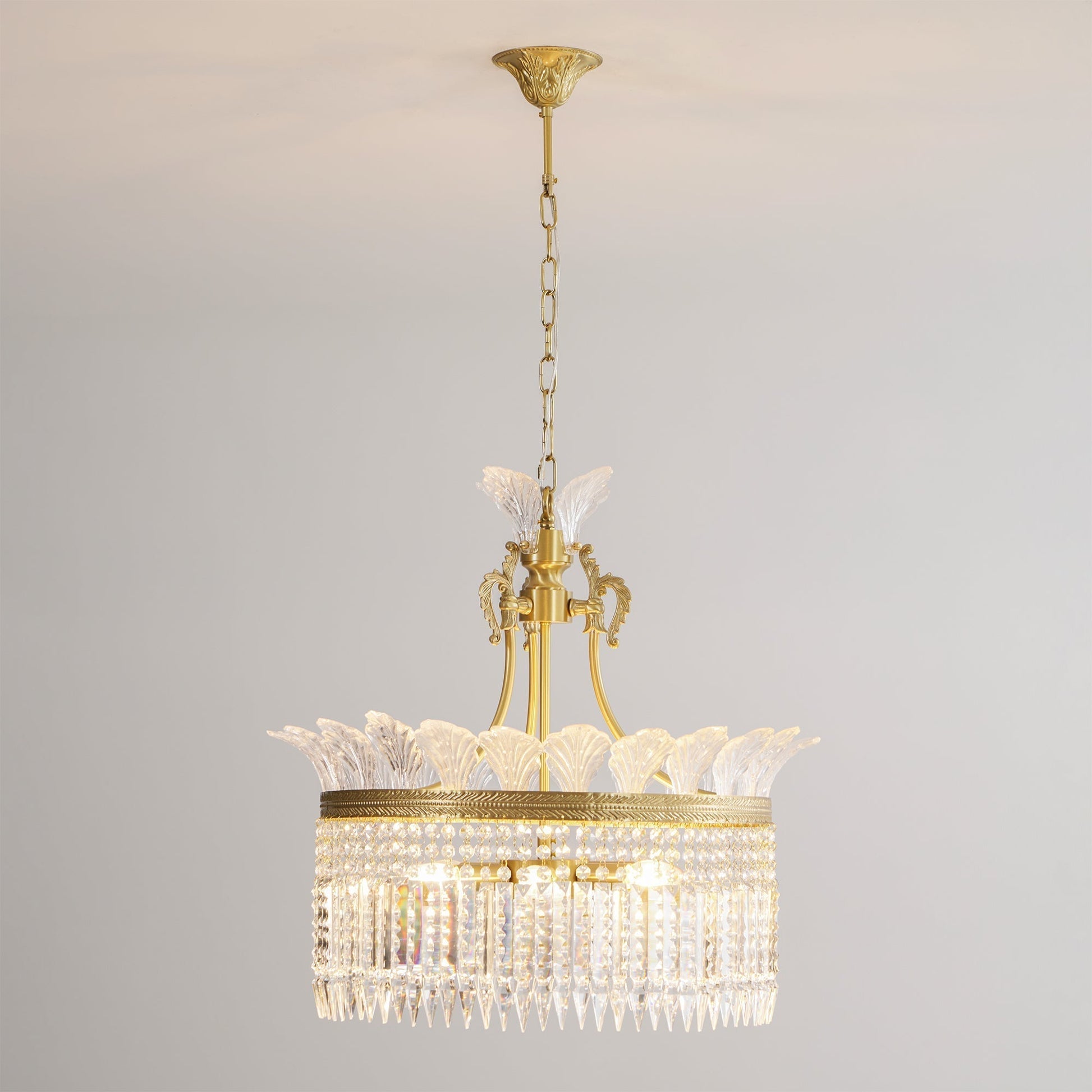 Miles Chandelier French Empire Luxury Farmhouse - Lamp Copper