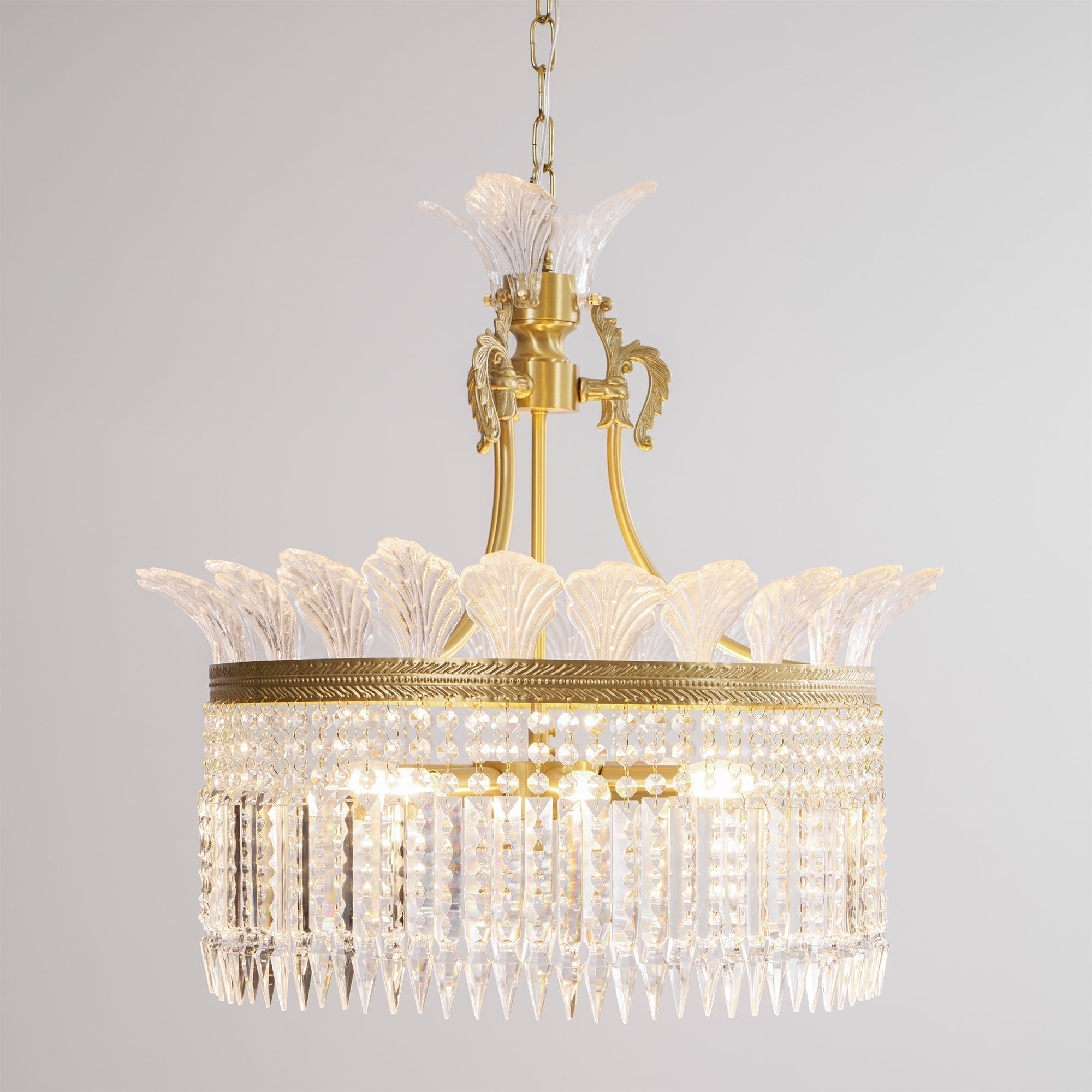 Miles Chandelier French Empire Luxury Farmhouse - Lamp Copper