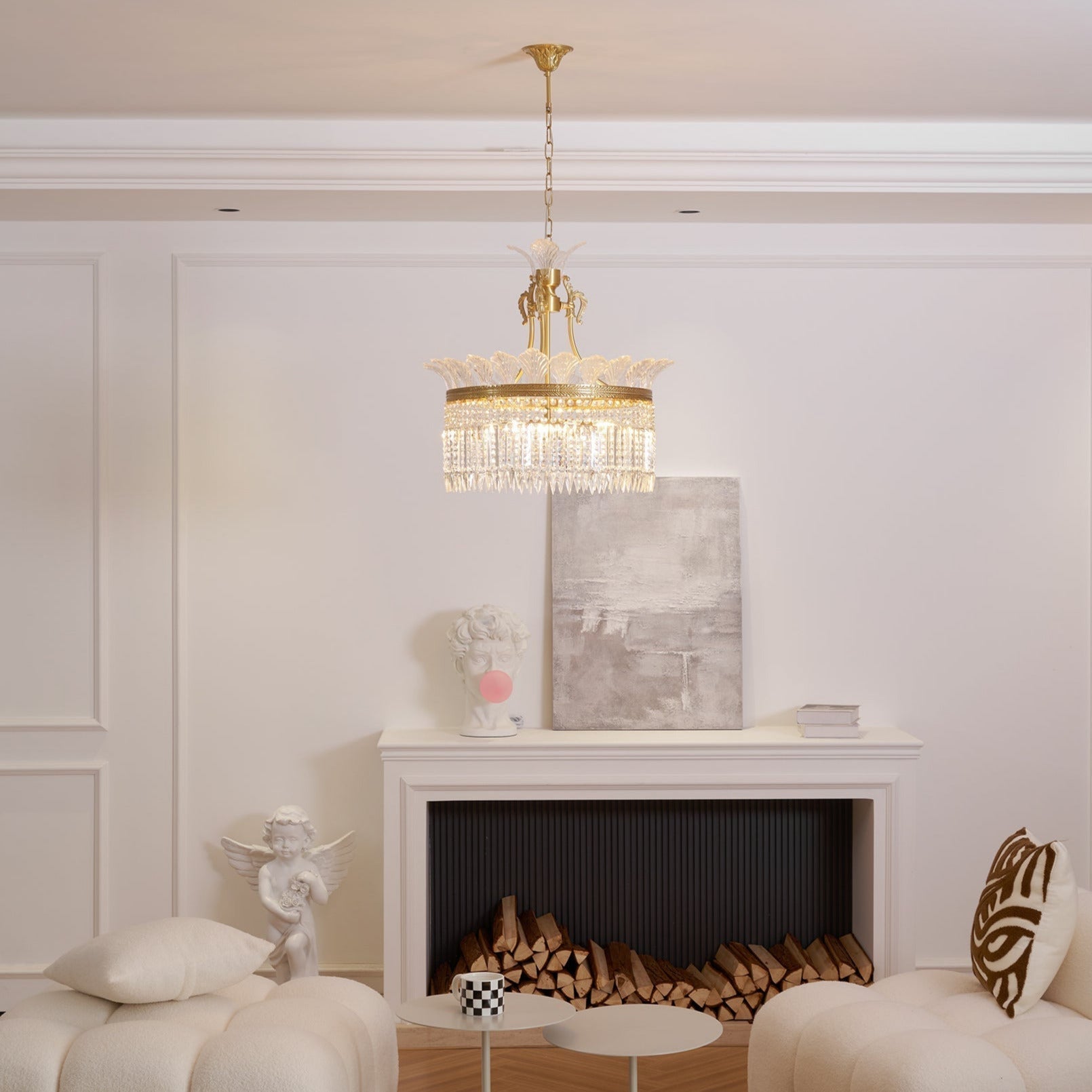 Miles Chandelier French Empire Luxury Farmhouse - Lamp Copper