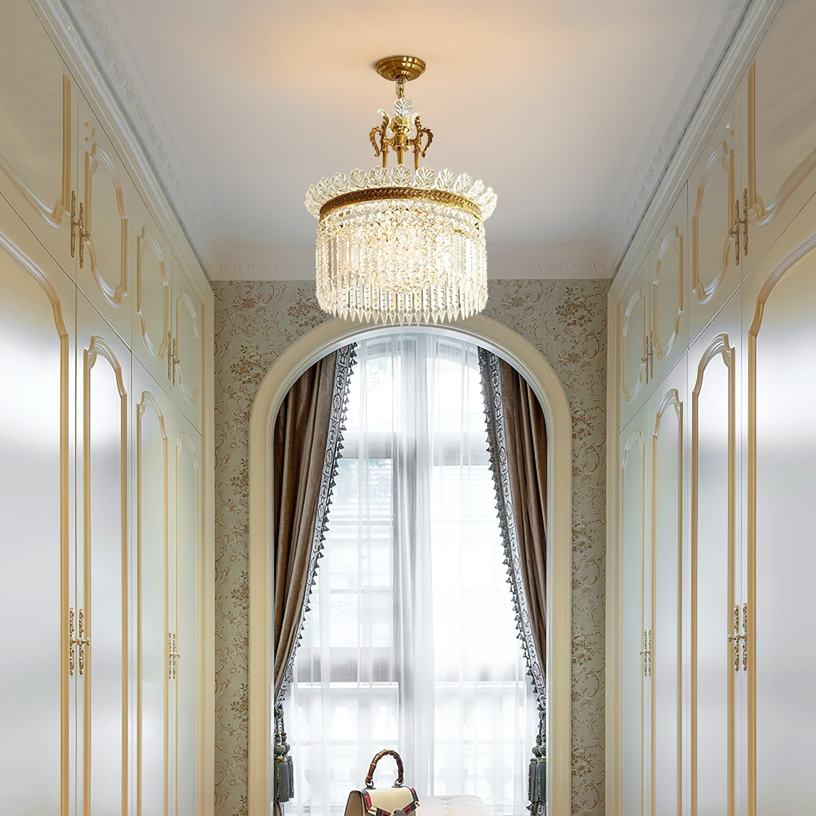 Miles Chandelier French Empire Luxury Farmhouse - Lamp Copper