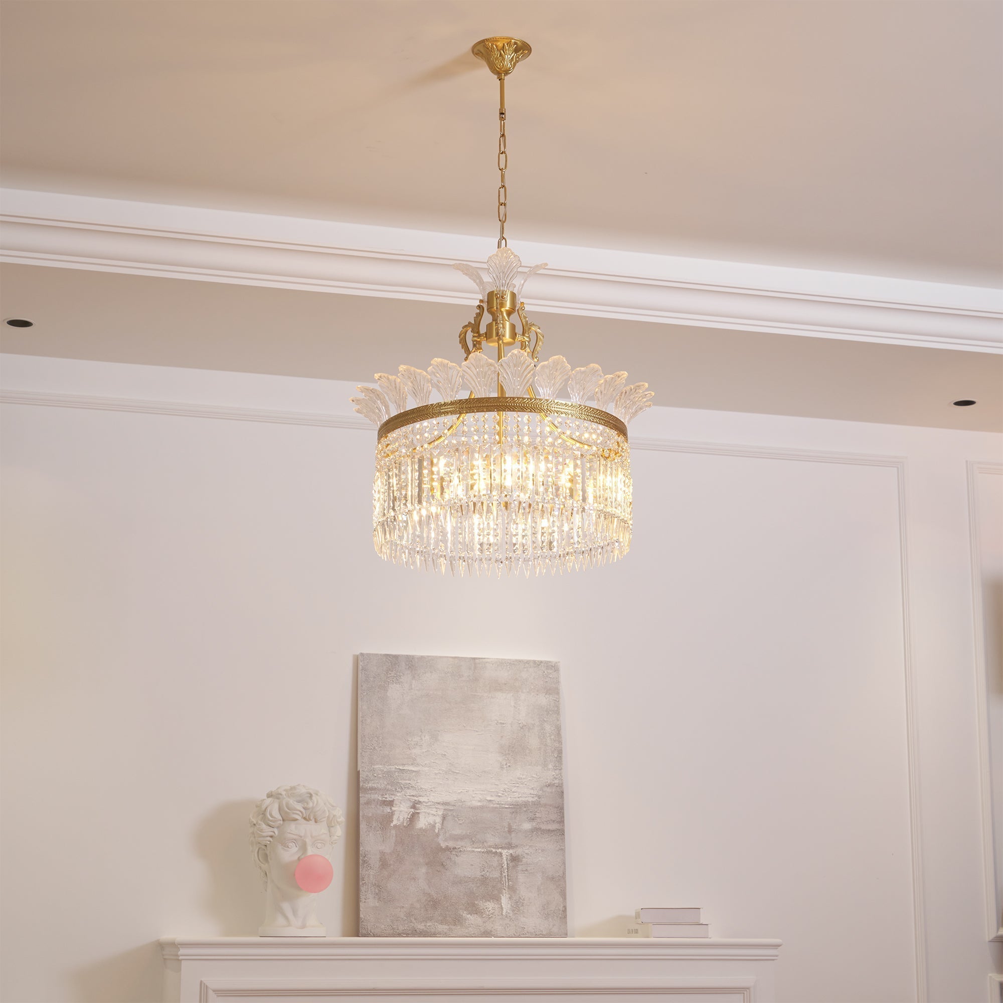 Miles Chandelier French Empire Luxury Farmhouse - Lamp Copper