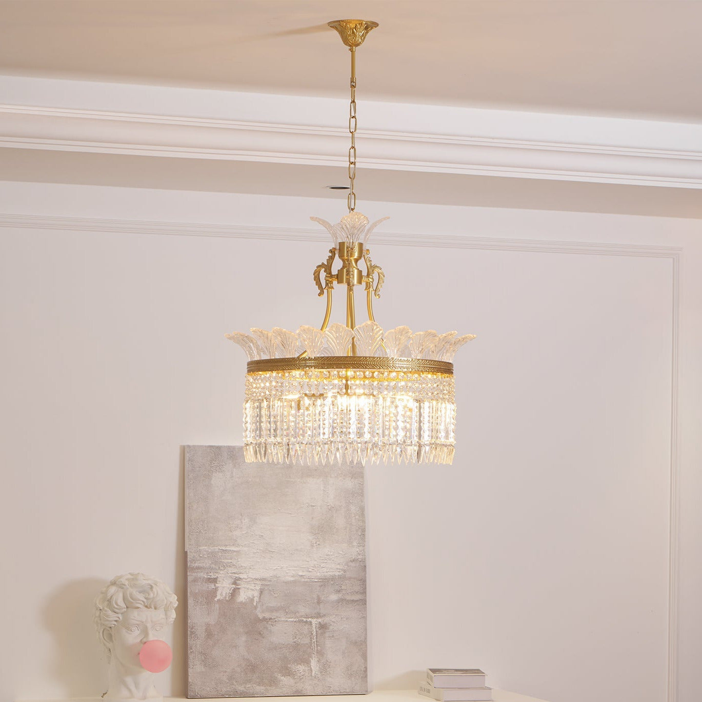 Miles Chandelier French Empire Luxury Farmhouse - Lamp Copper