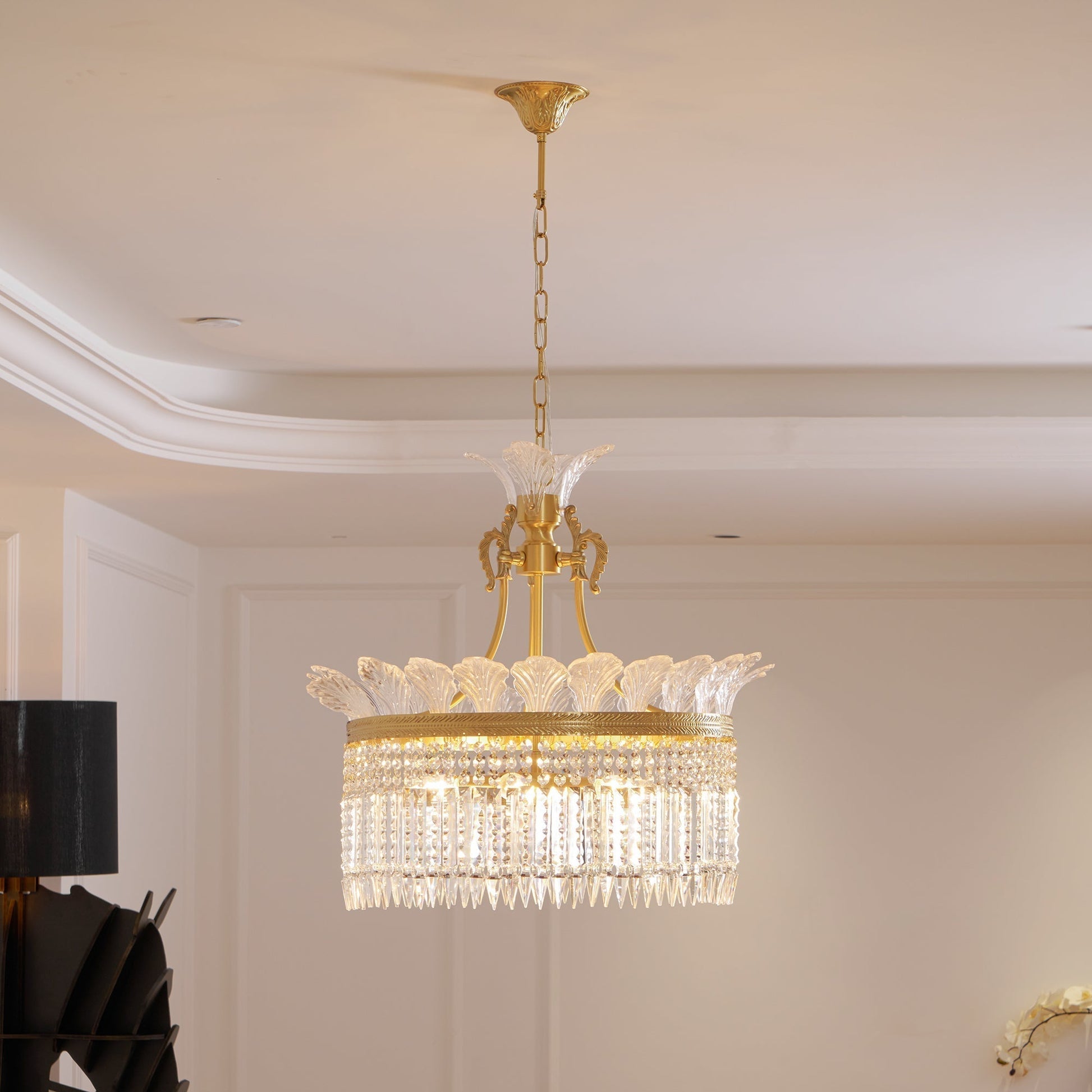 Miles Chandelier French Empire Luxury Farmhouse - Lamp Copper