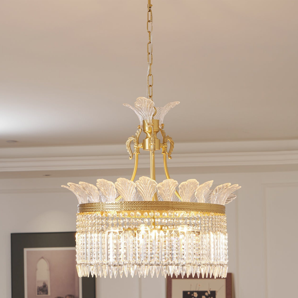 Miles Chandelier French Empire Luxury Farmhouse - Lamp Copper