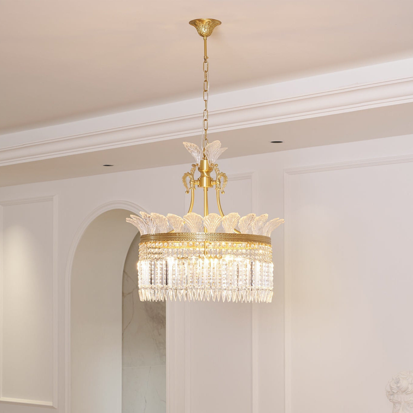 Miles Chandelier French Empire Luxury Farmhouse - Lamp Copper
