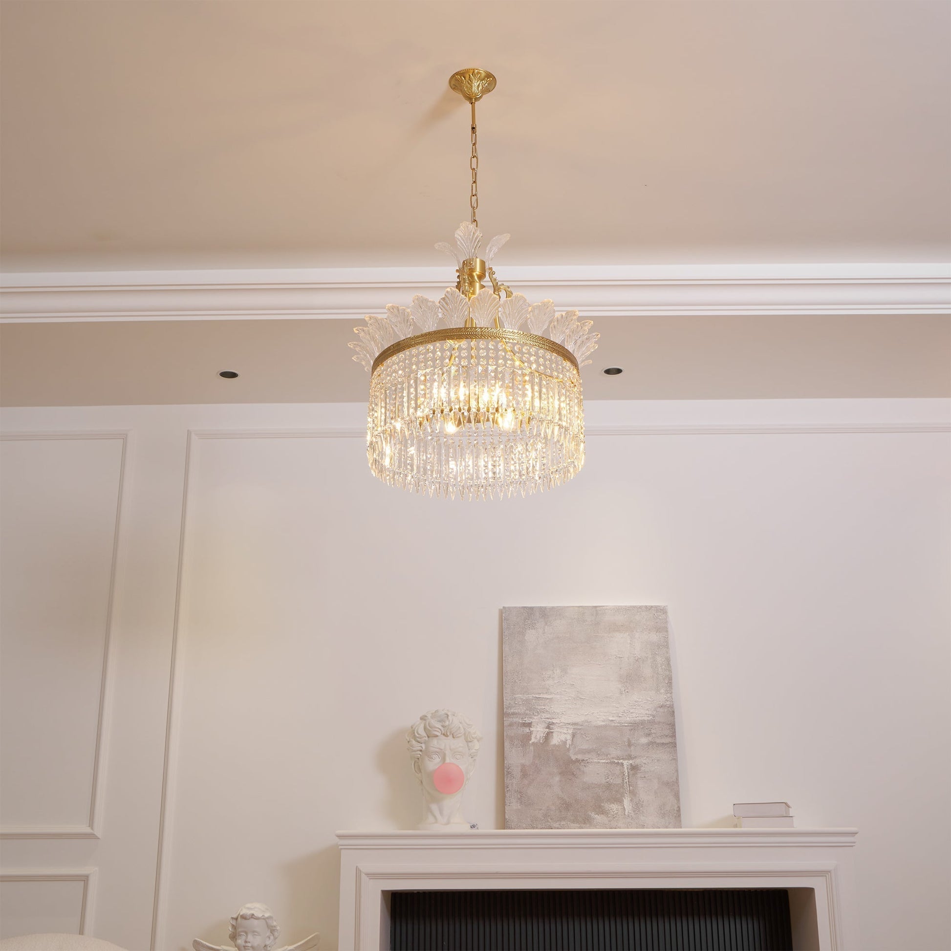 Miles Chandelier French Empire Luxury Farmhouse - Lamp Copper