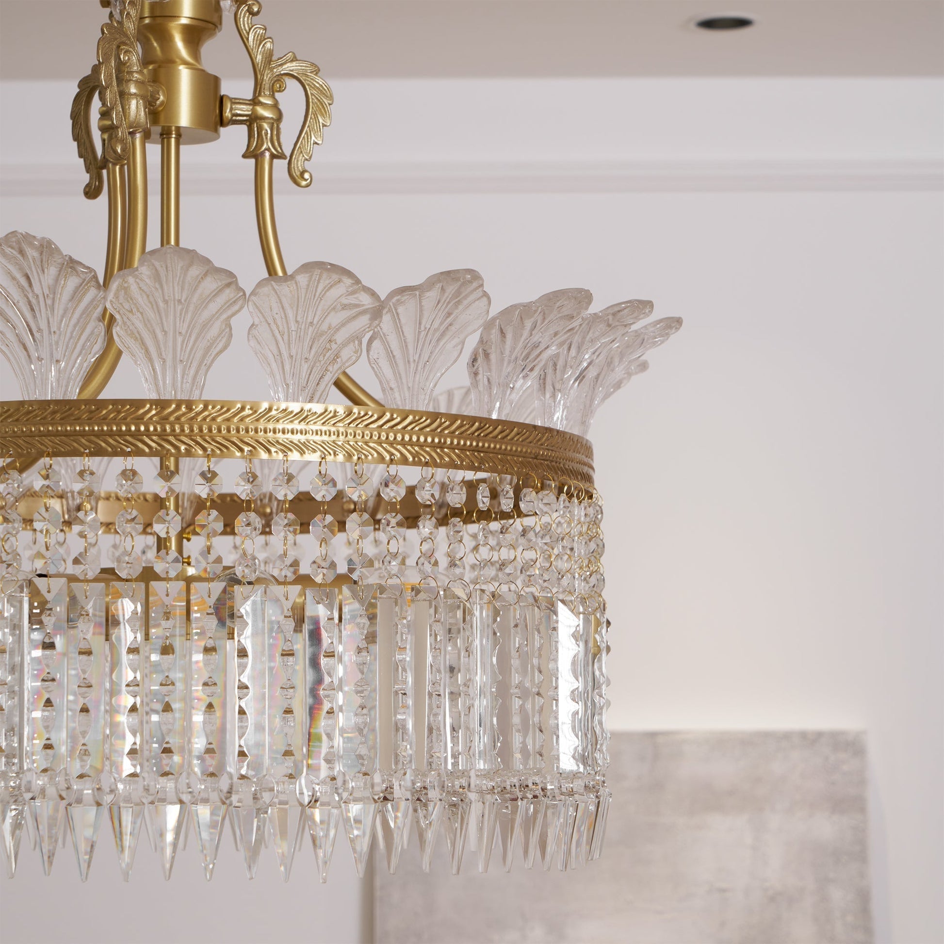 Miles Chandelier French Empire Luxury Farmhouse - Lamp Copper