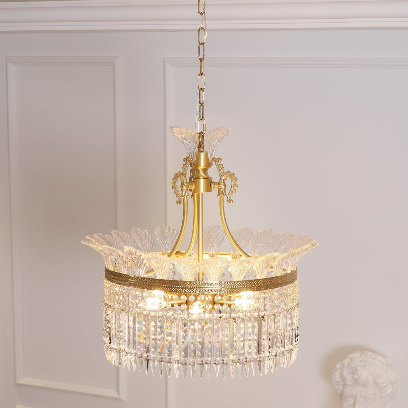 Miles Chandelier French Empire Luxury Farmhouse - Lamp Copper