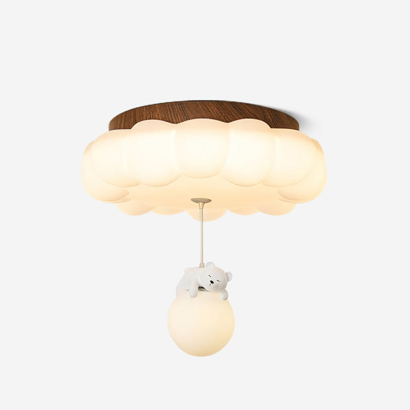 Quen Cute Cake Bear Ceiling Light - Lamp Copper