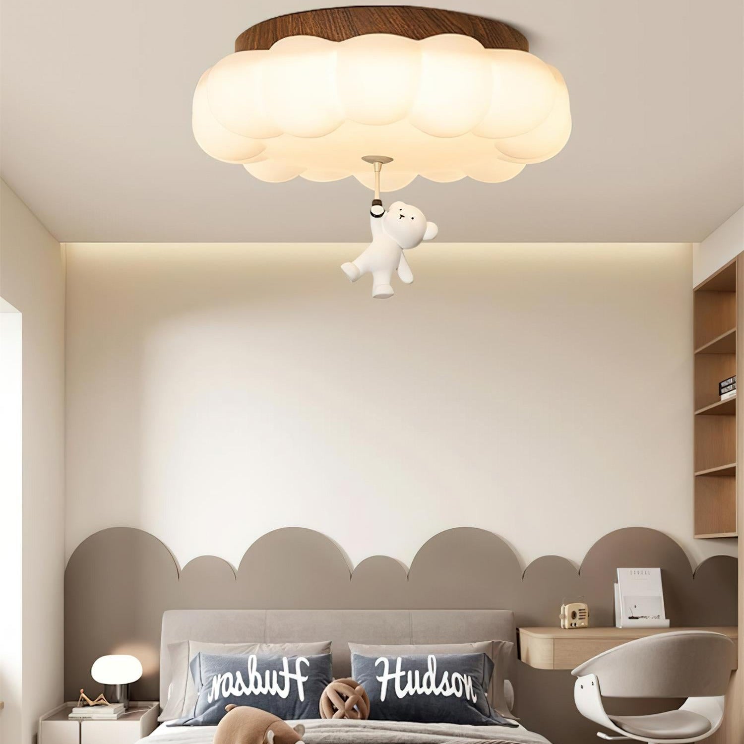 Quen Cute Cake Bear Ceiling Light - Lamp Copper