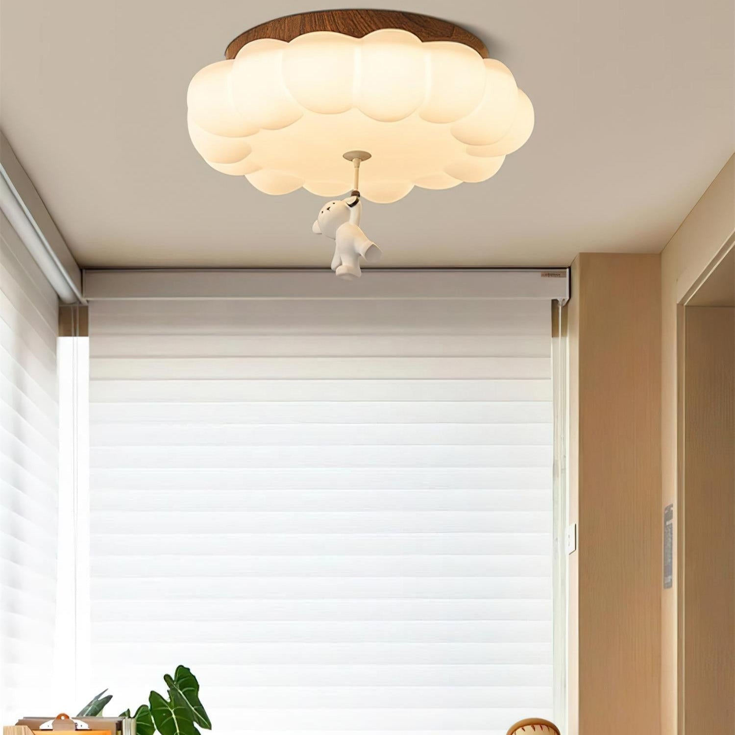 Quen Cute Cake Bear Ceiling Light - Lamp Copper