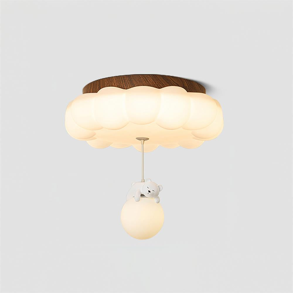 Quen Cute Cake Bear Ceiling Light - Lamp Copper