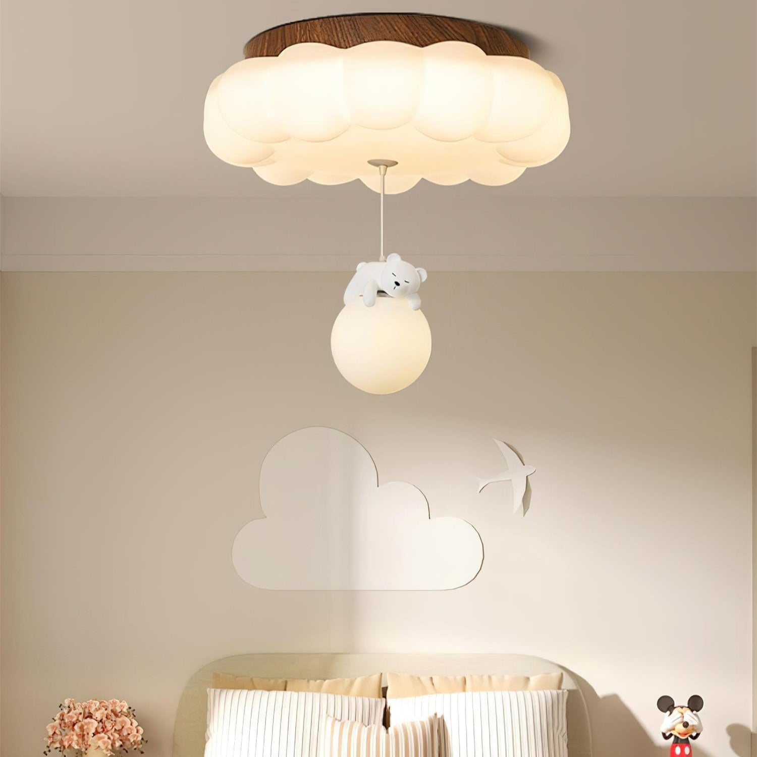 Quen Cute Cake Bear Ceiling Light - Lamp Copper