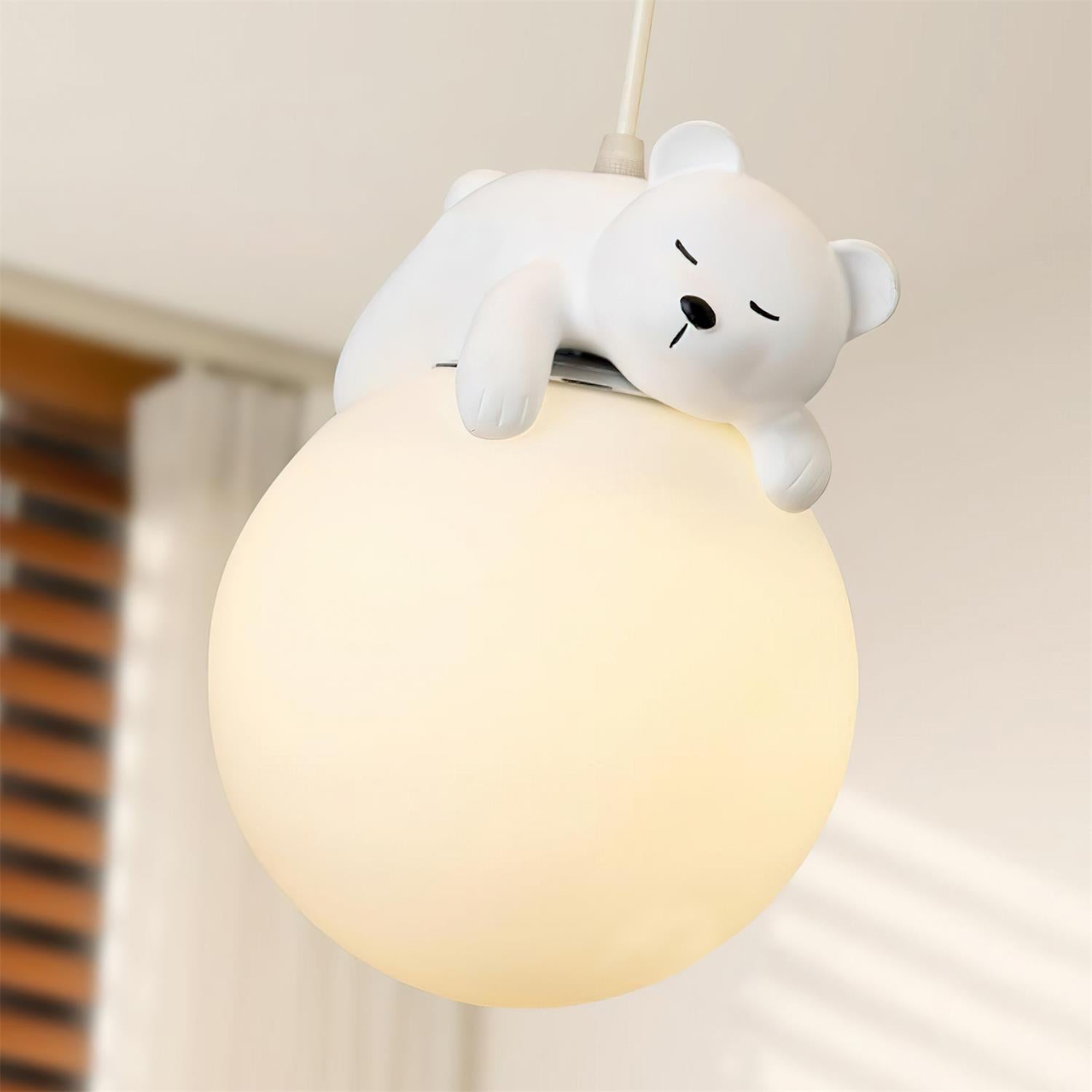 Quen Cute Cake Bear Ceiling Light - Lamp Copper