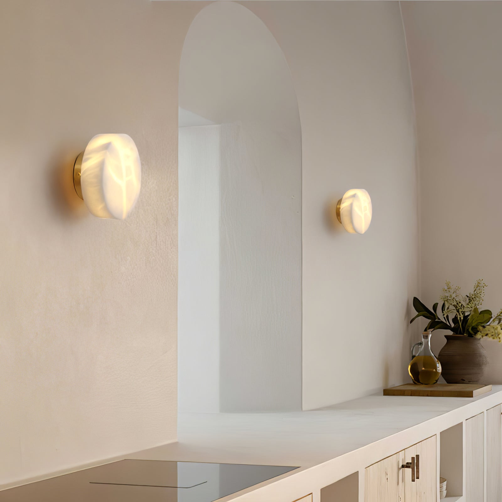 Olzorira Alabaster Wall Light - Lamp Copper
