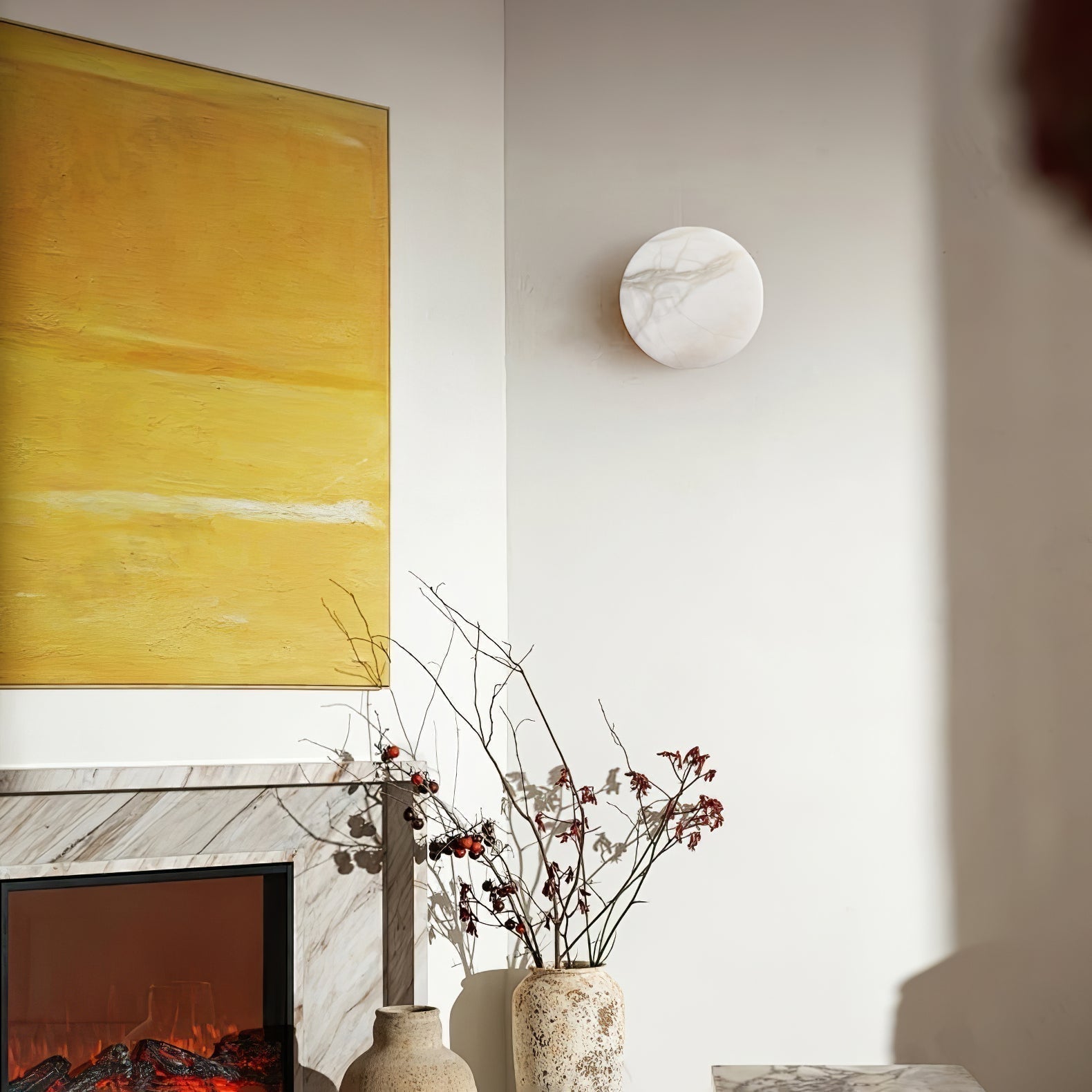 Olzorira Alabaster Wall Light - Lamp Copper