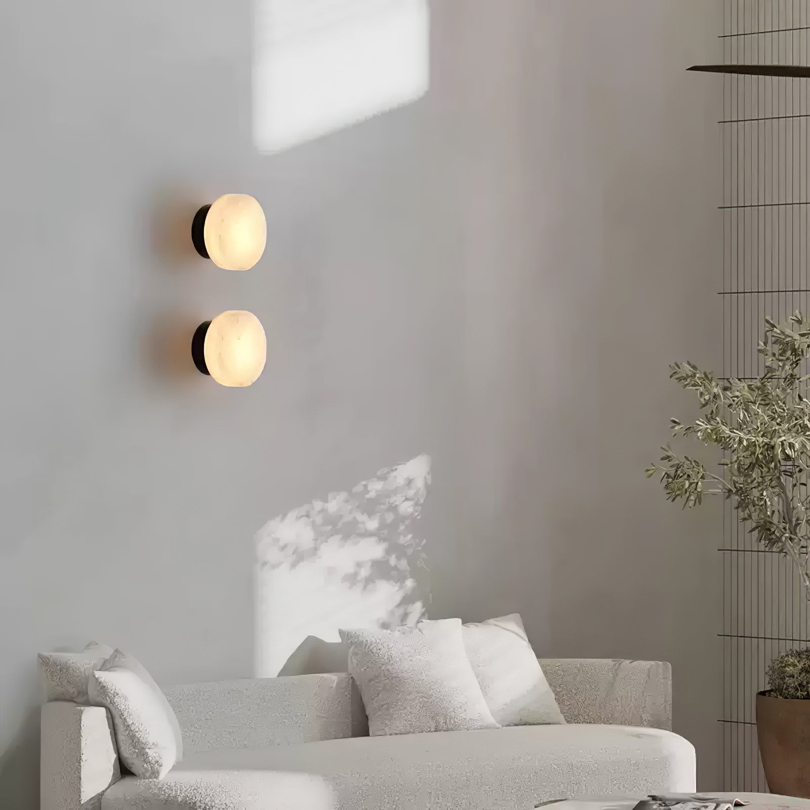 Olzorira Alabaster Wall Light - Lamp Copper
