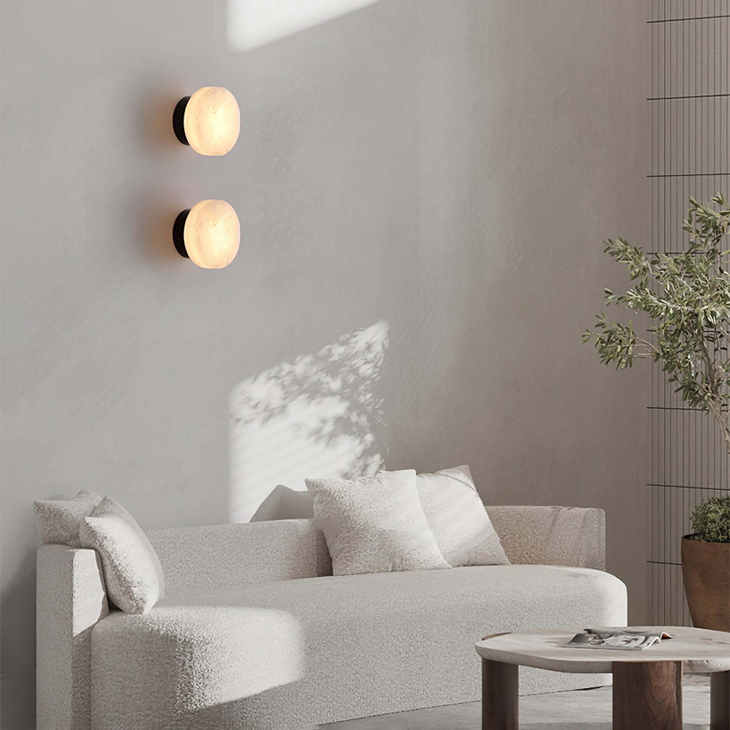 Olzorira Alabaster Wall Light - Lamp Copper