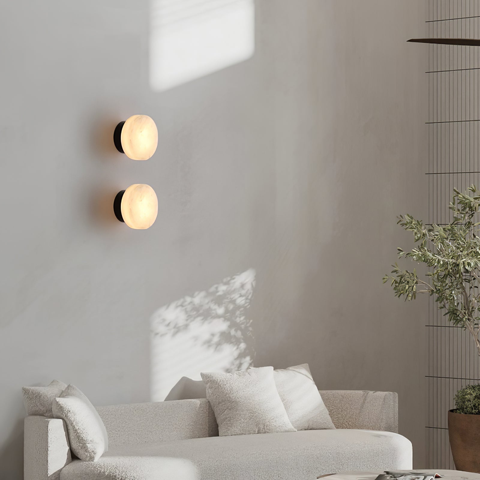 Olzorira Alabaster Wall Light - Lamp Copper