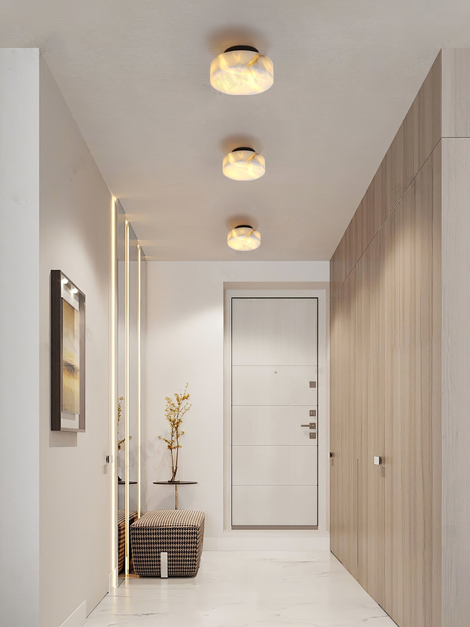 Olzorira Alabaster Wall Light - Lamp Copper