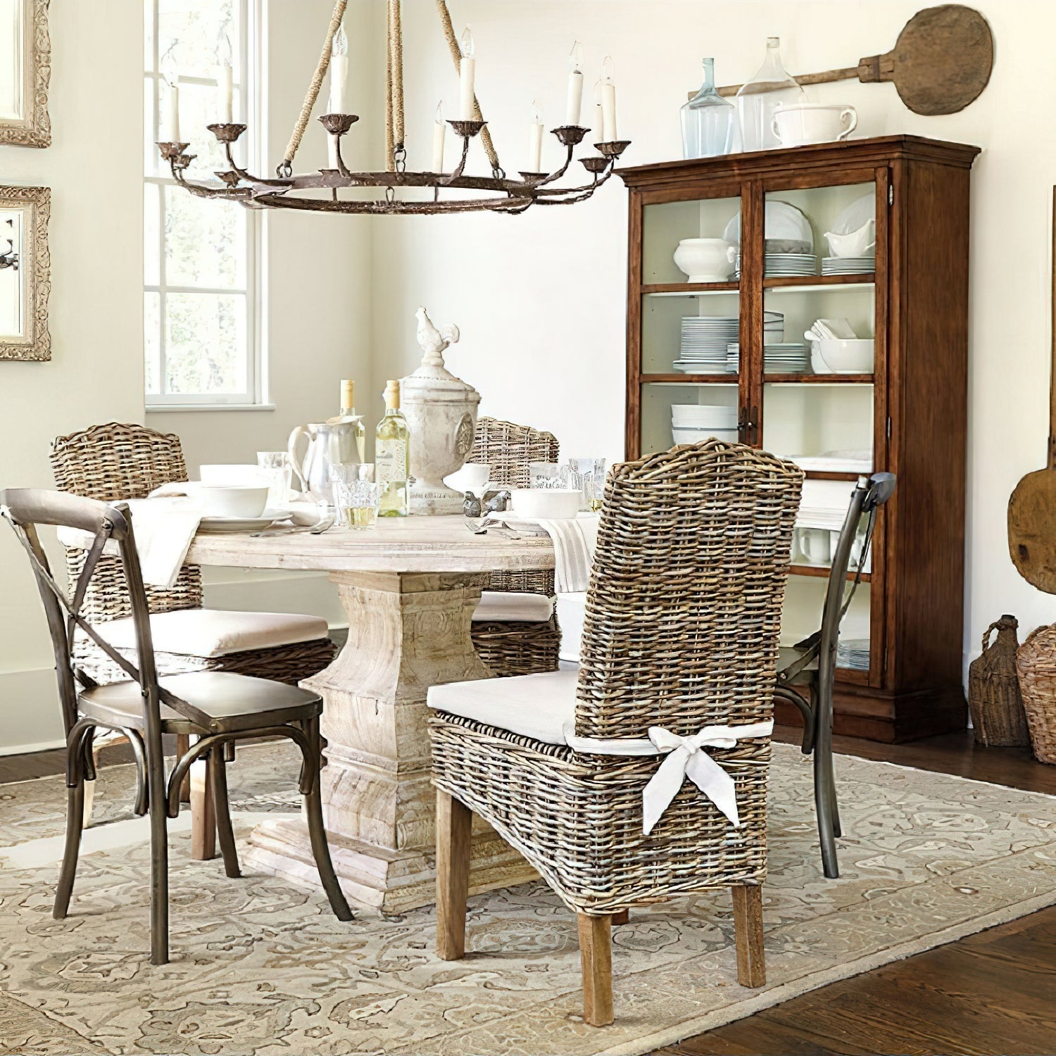 Hush Classic Vintage Industrial Metal Chandelier - Lamp Copper