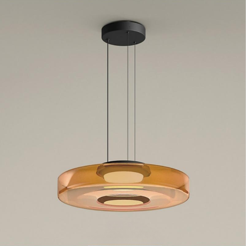Jojo Glass Pendant Light Multi-tiered Structure - Lamp Copper