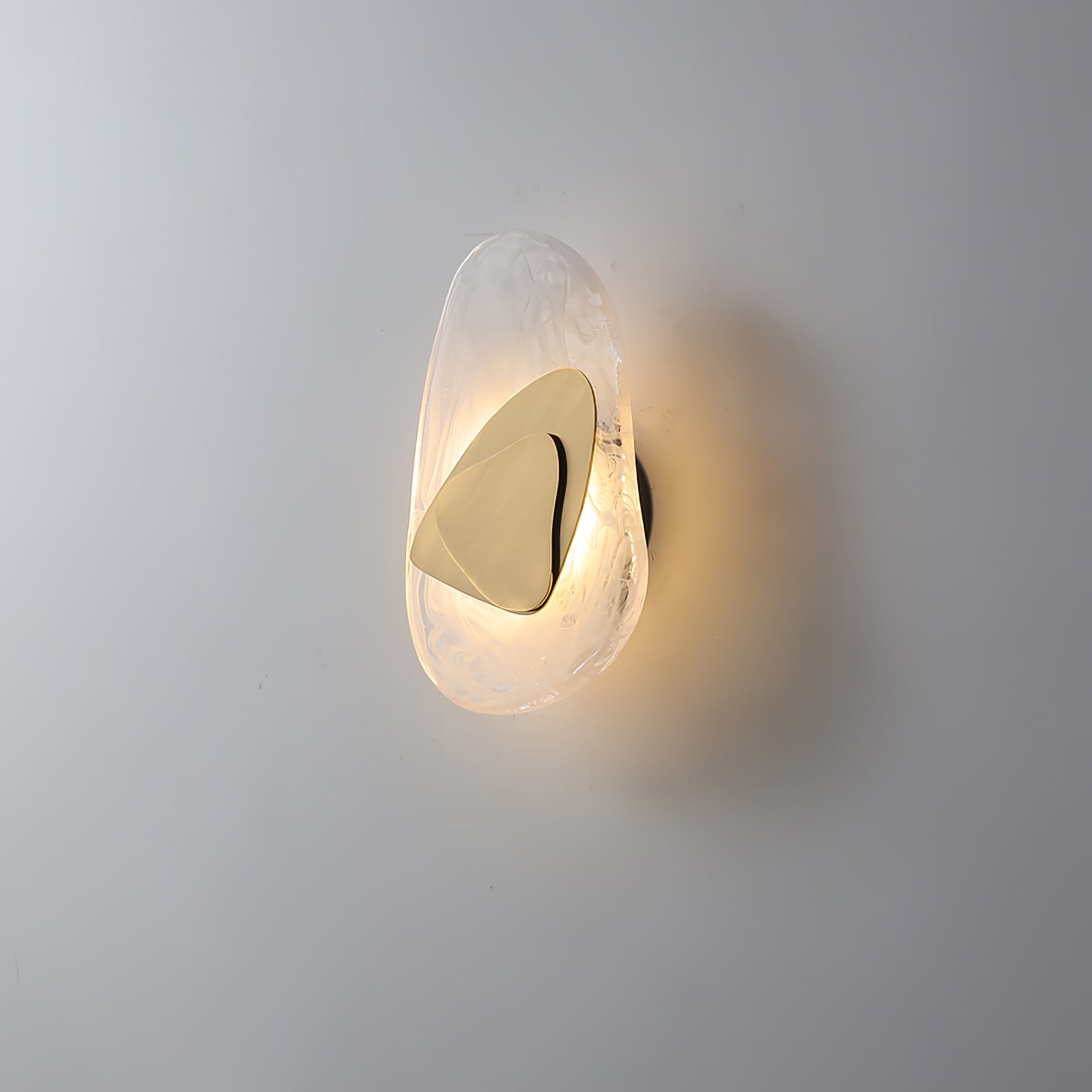 Beatrice Artistic Black Glass Wall Lamp - Lamp Copper