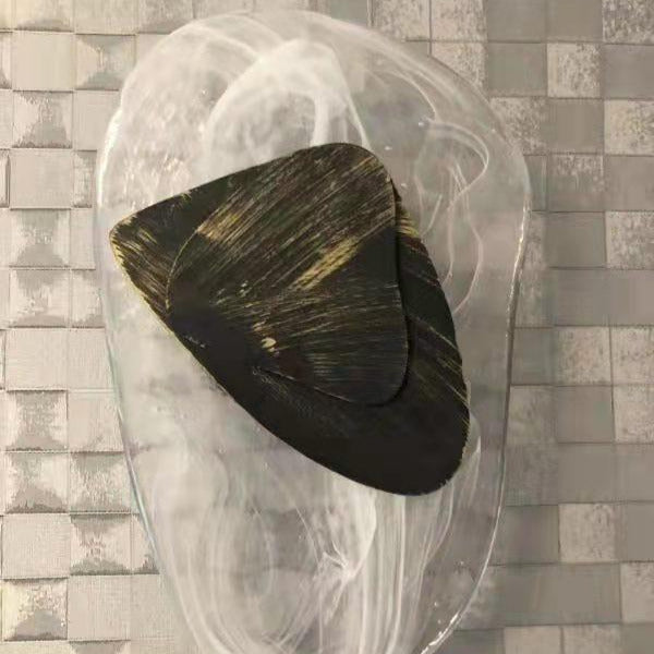 Beatrice Artistic Black Glass Wall Lamp - Lamp Copper