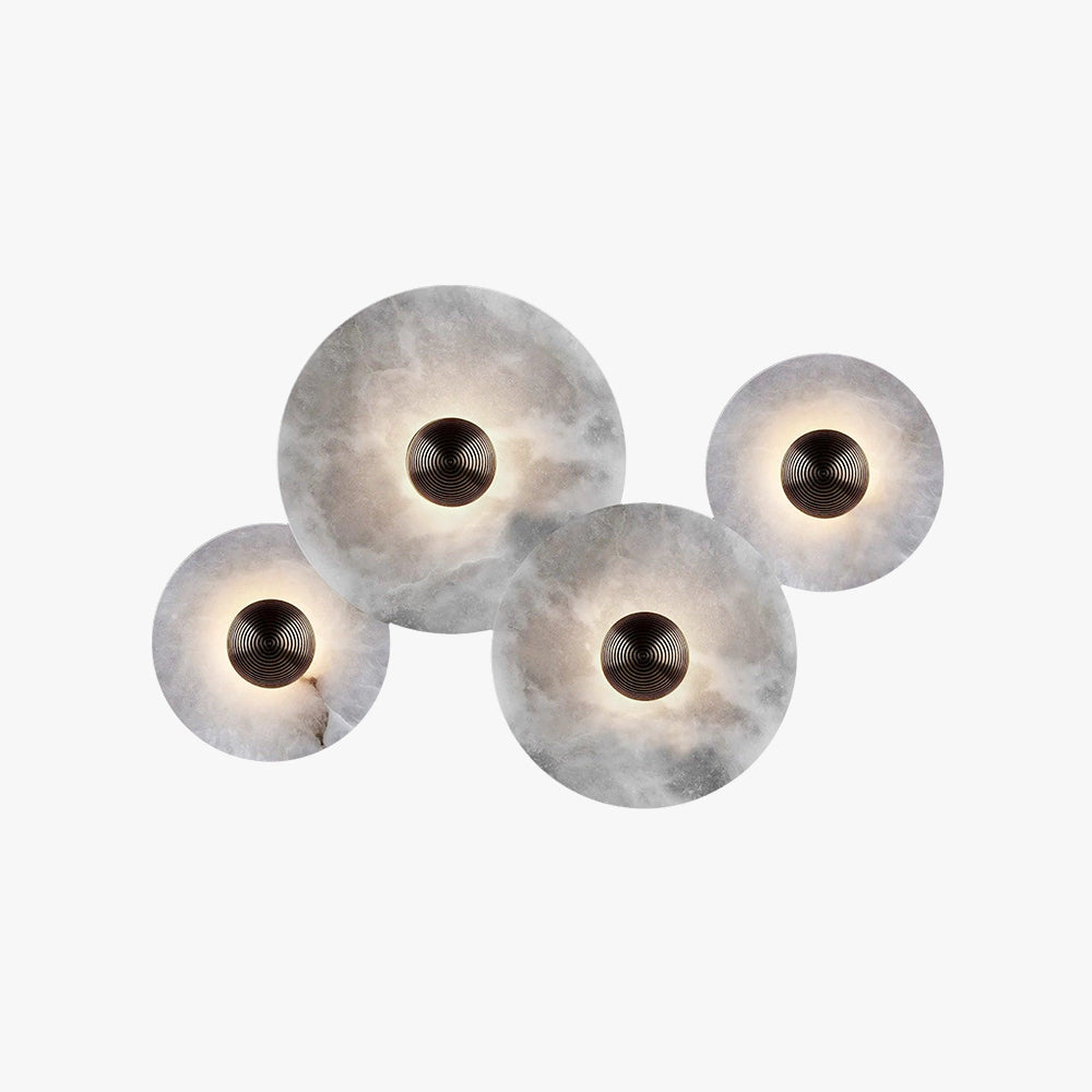 Cryn Alabaster Combination Wall Lamp - Lamp Copper