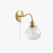 June Vintage Glass Wall Lamp - Lamp Copper