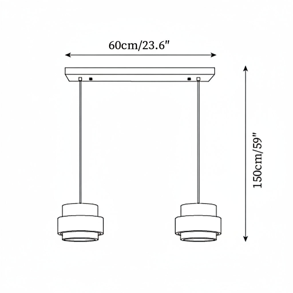 Perra Pendant Light Travertine
