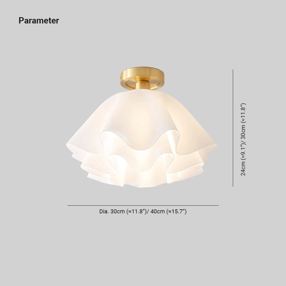 Menro Ceiling Light Flower-Shape - Lamp Copper