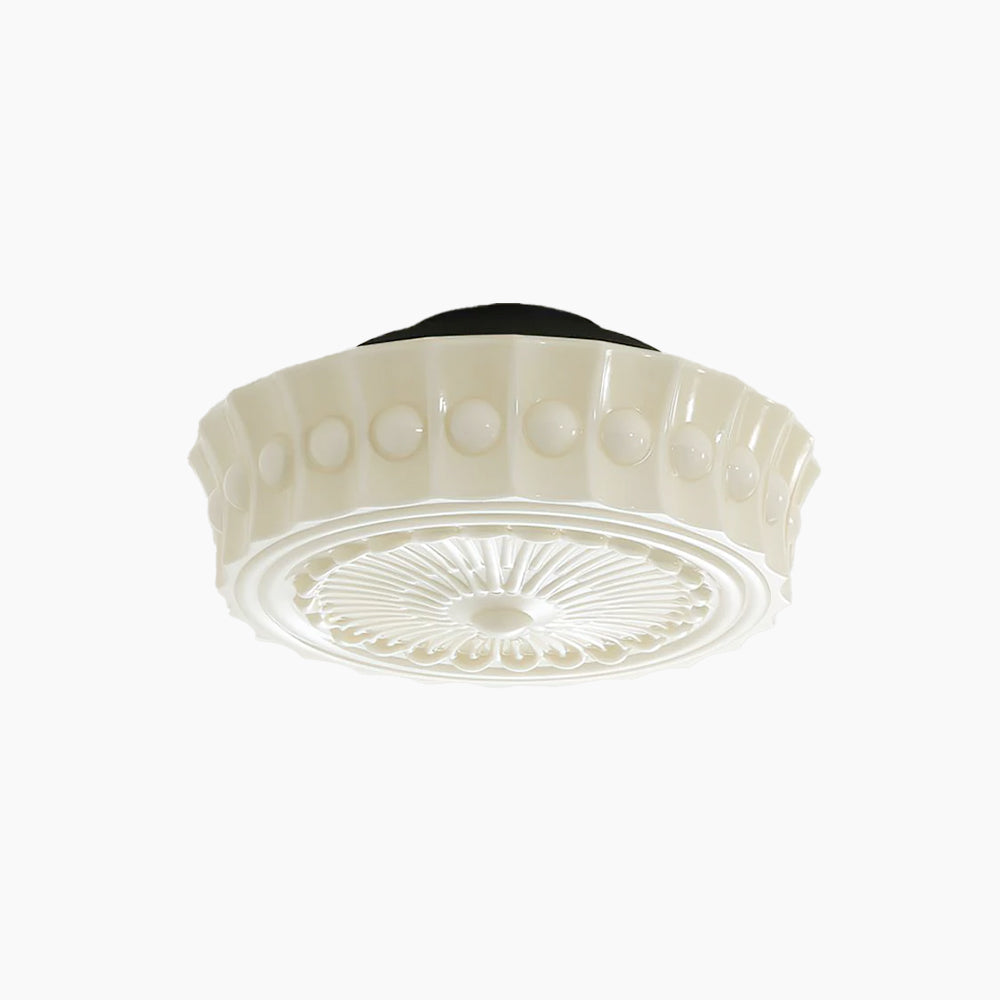 Elena Glass Ceiling Light - Lamp Copper