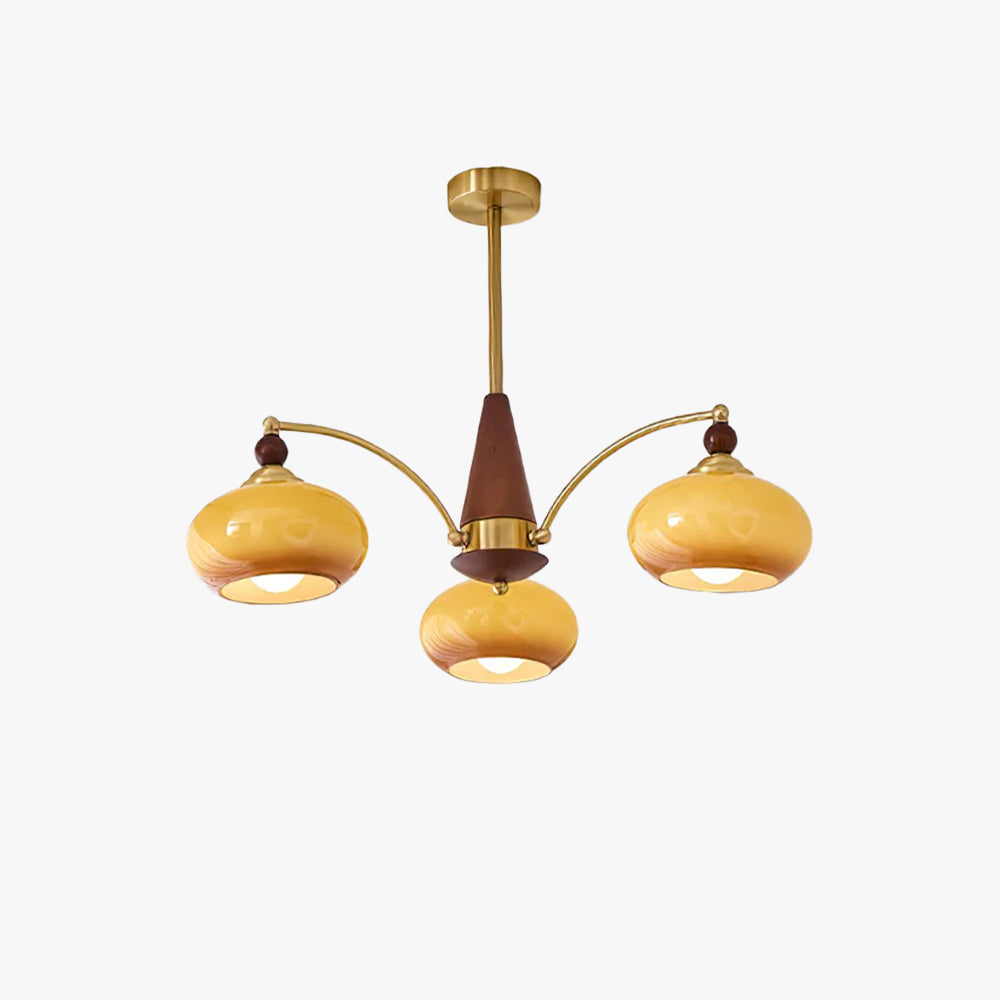 Charlotte Retro Chandelier Cluster - Lamp Copper