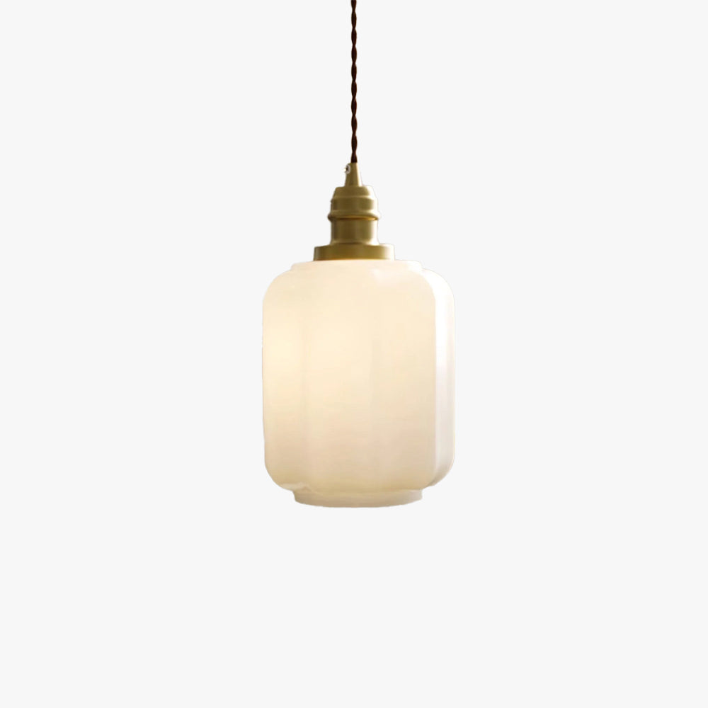 Kiki Pendant Light Glass Contemporary - Lamp Copper
