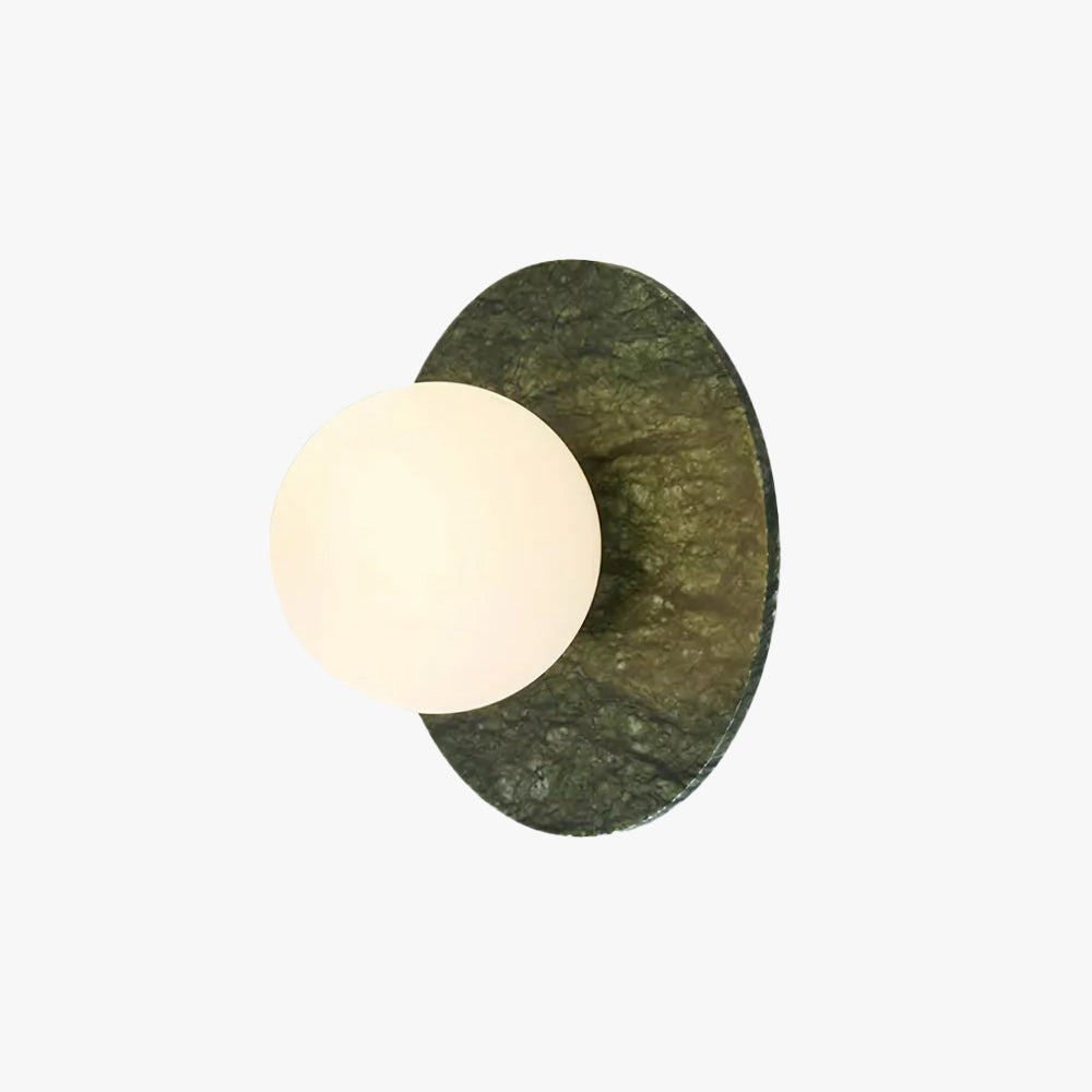 Enox Minimalist Globe Marble Wall Lamp - Lamp Copper