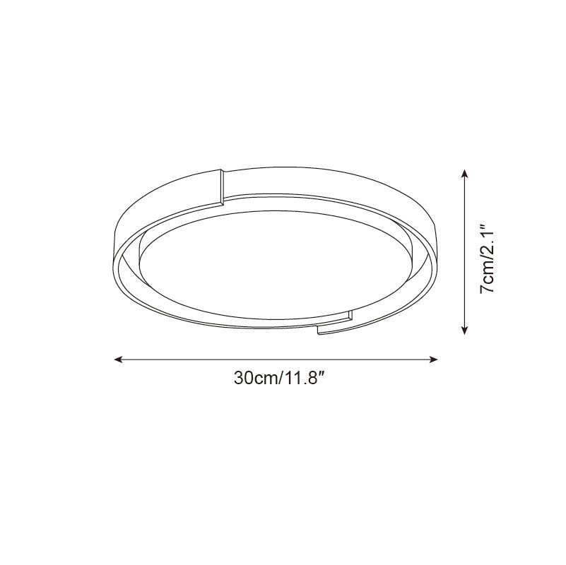 Juvio Minimalist Round Travertine Ceiling Light - Lamp Copper