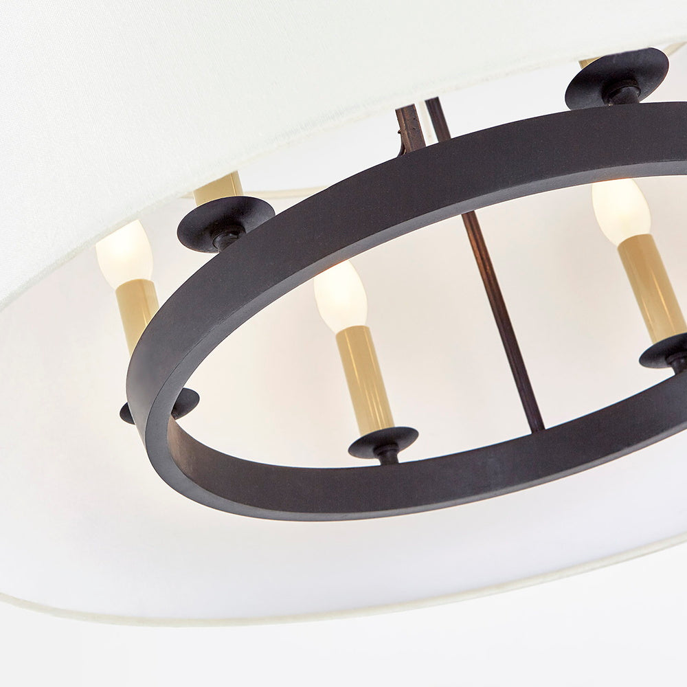 Wink Modern Minimalist Brass Fabric Pendant Lamp - Lamp Copper