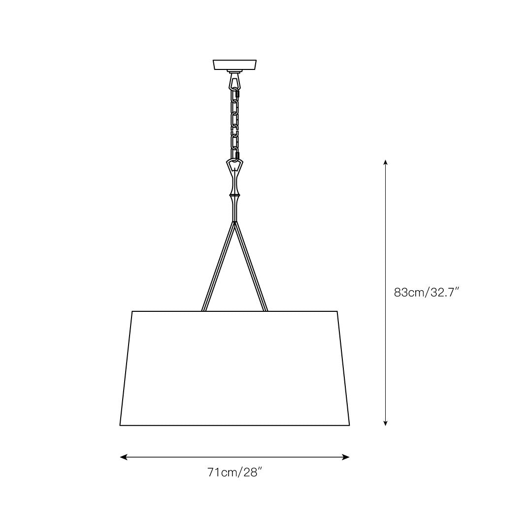 Wink Modern Minimalist Brass Fabric Pendant Lamp - Lamp Copper
