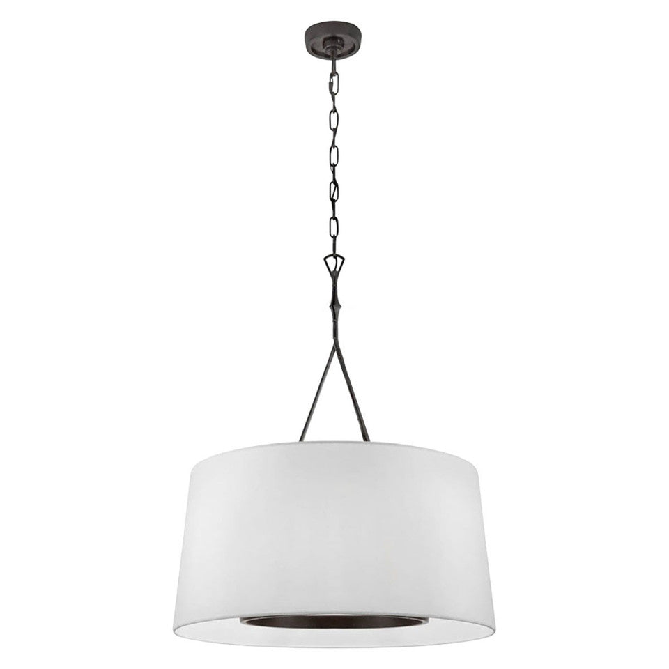 Wink Modern Minimalist Brass Fabric Pendant Lamp - Lamp Copper