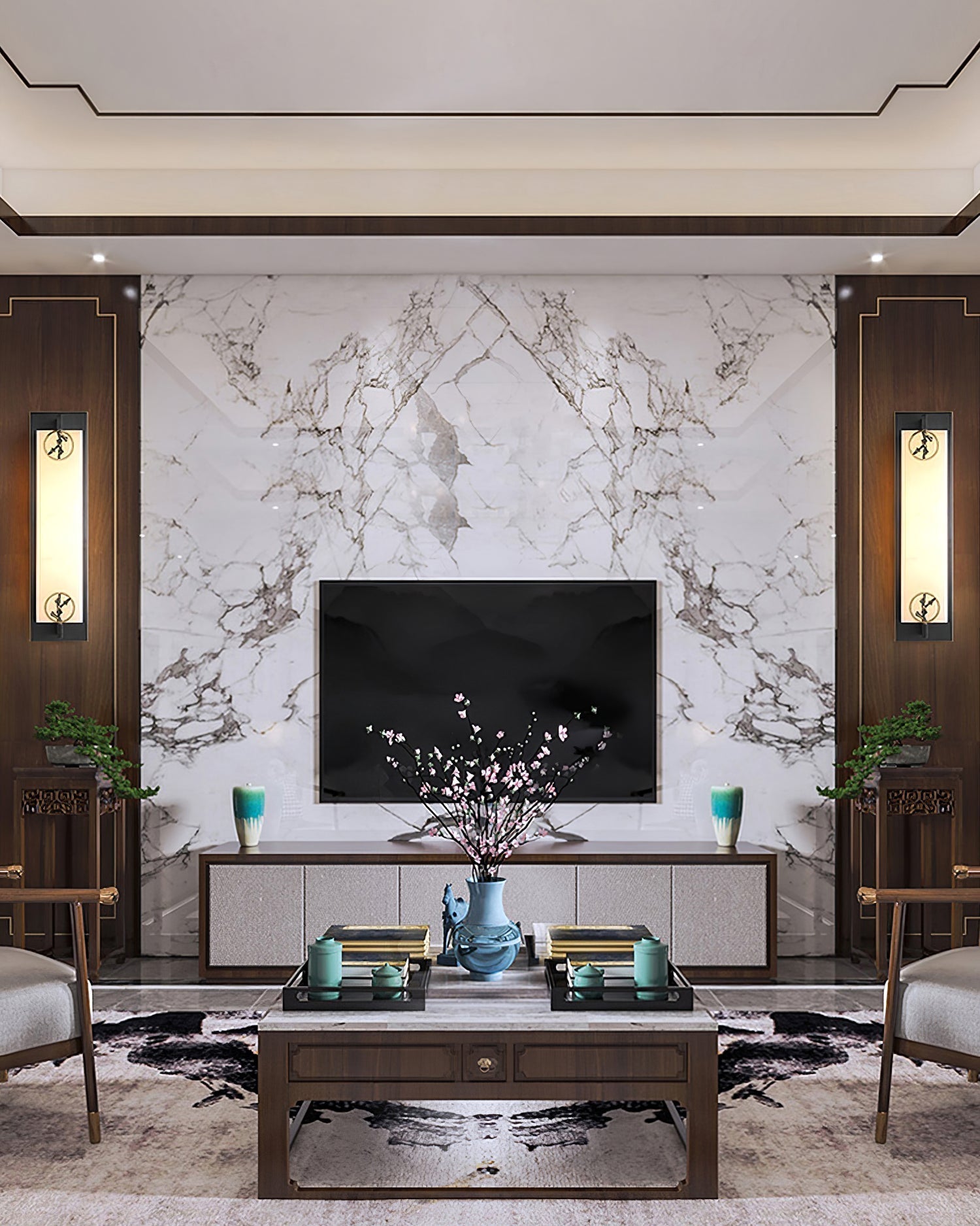 Luste Alabaster Wall Lamp 4 Style - Lamp Copper