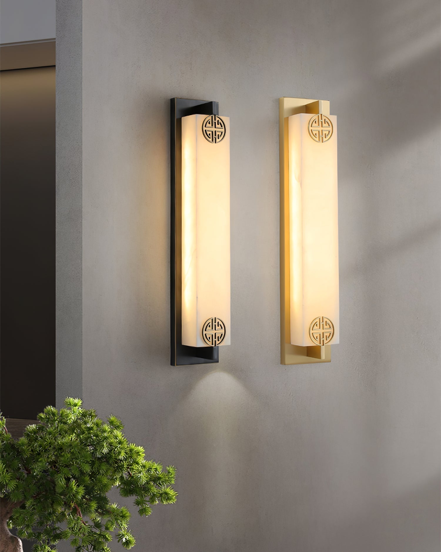 Luste Alabaster Wall Lamp 4 Style - Lamp Copper