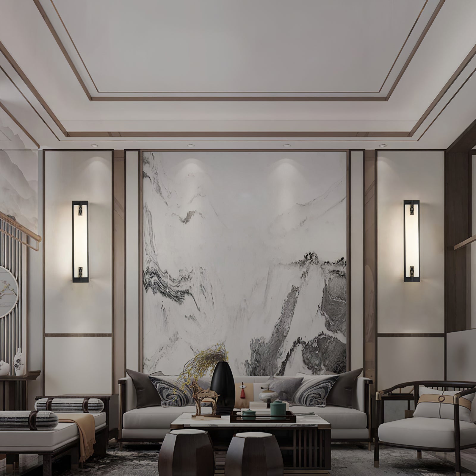 Luste Alabaster Wall Lamp 4 Style - Lamp Copper
