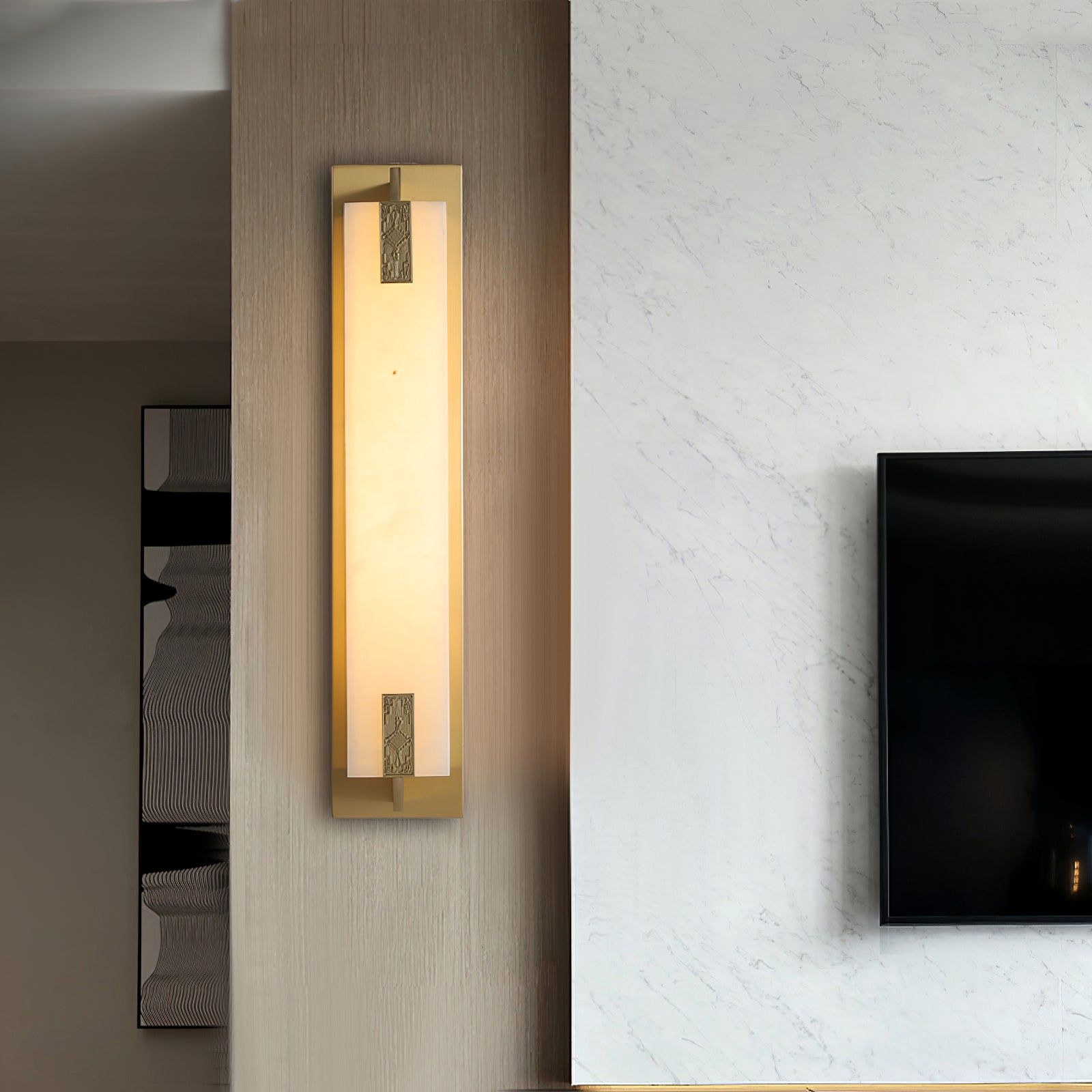 Luste Alabaster Wall Lamp 4 Style - Lamp Copper
