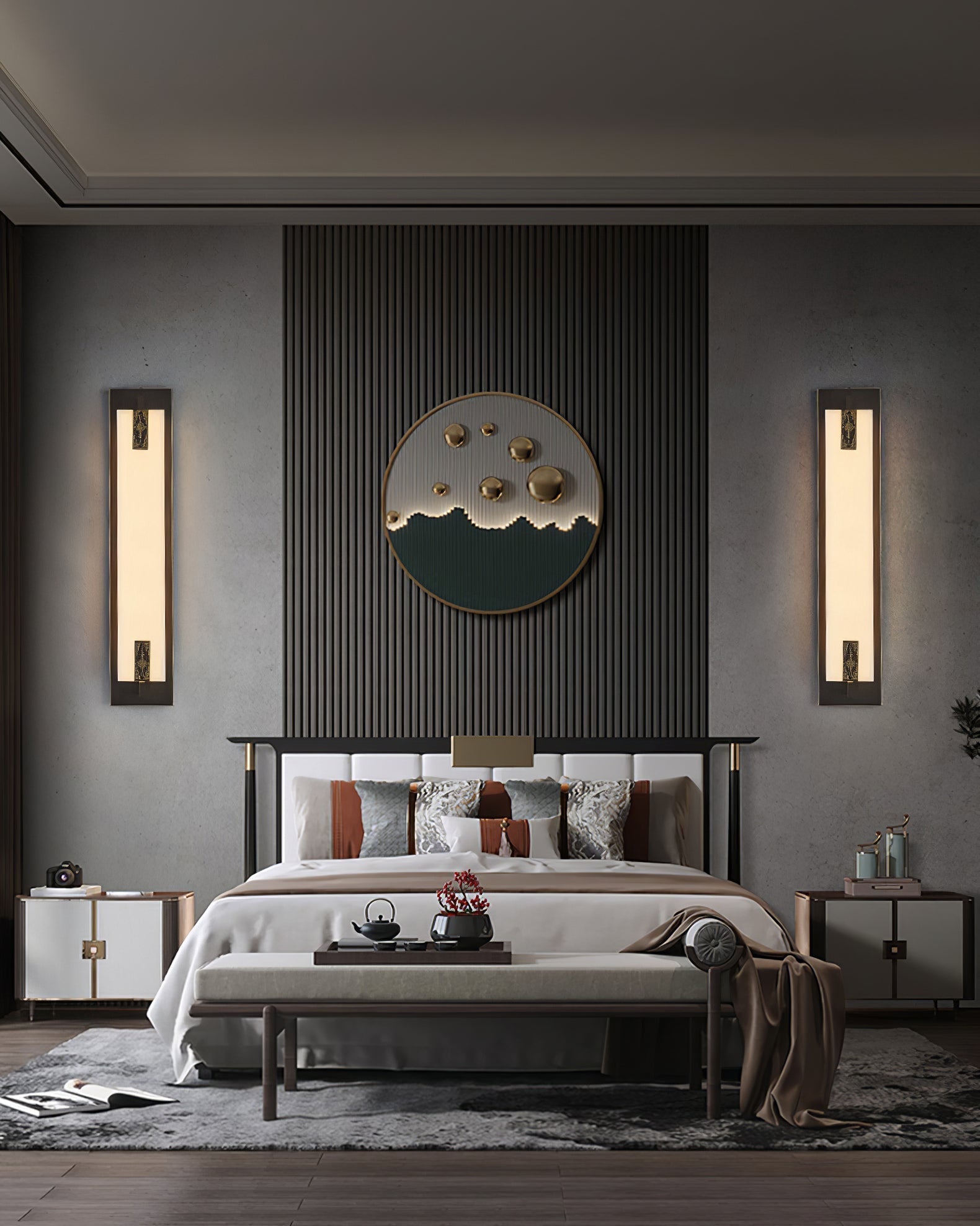 Luste Alabaster Wall Lamp 4 Style - Lamp Copper