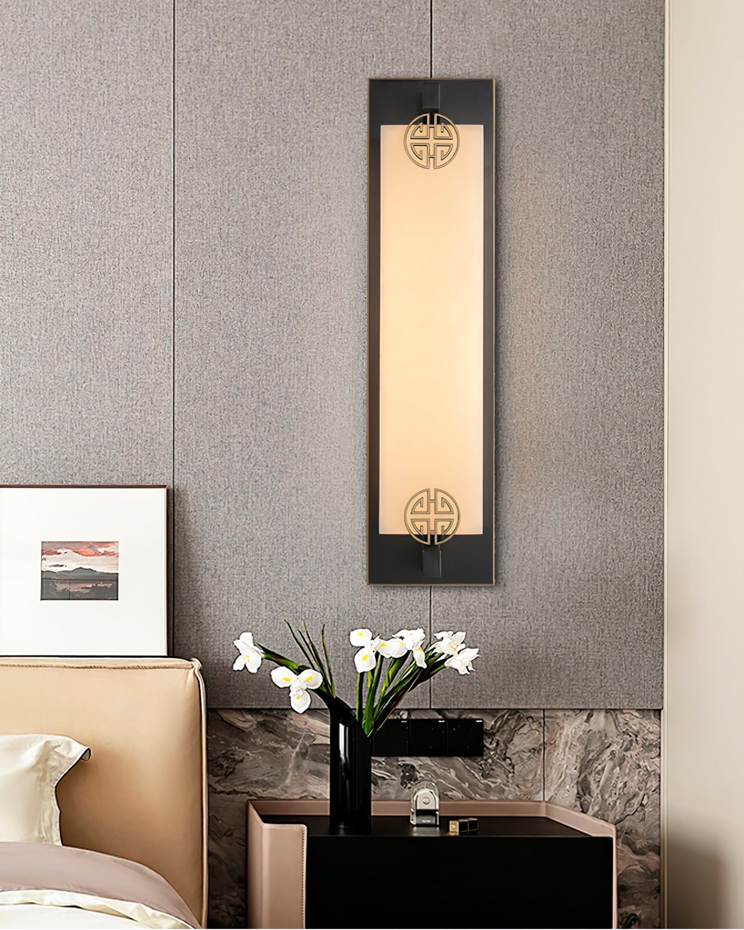 Luste Alabaster Wall Lamp 4 Style - Lamp Copper