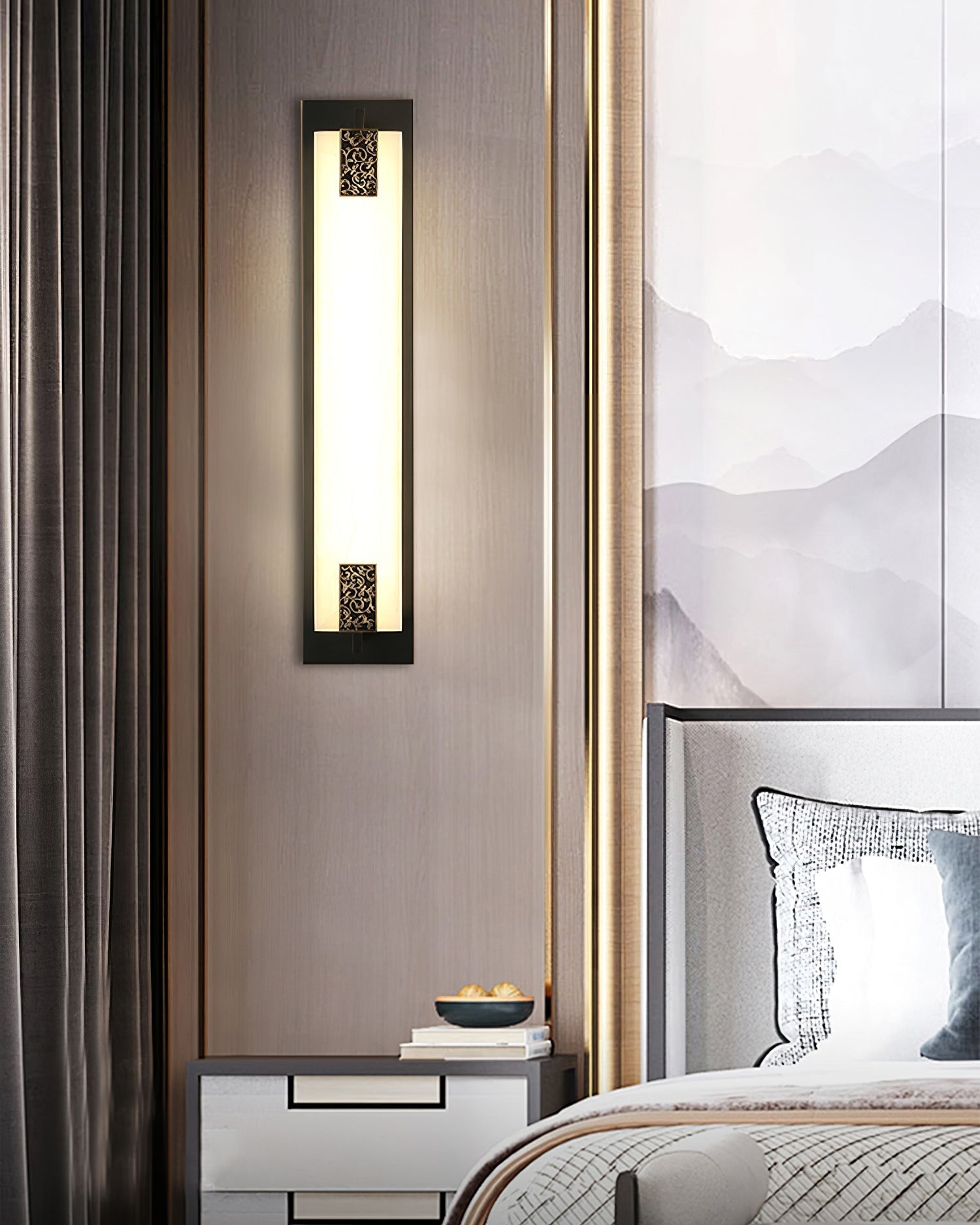 Luste Alabaster Wall Lamp 4 Style - Lamp Copper