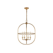 Sylph Vintage Industrial Open Brass Metal Pendant Lamp - Lamp Copper