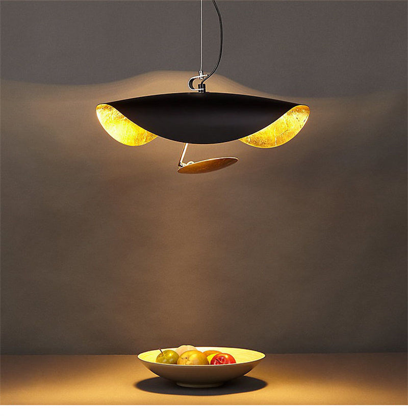 Airsha Pendant Light 3 Colour, Gold Foil Pendant Lights - Lamp Copper