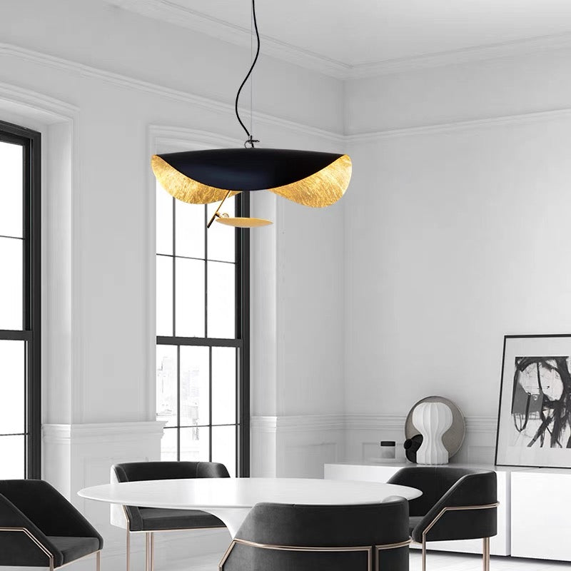 Airsha Pendant Light 3 Colour, Gold Foil Pendant Lights - Lamp Copper